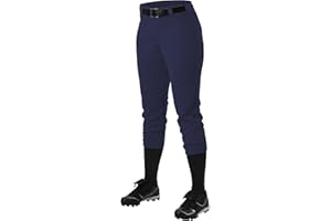 Alleson Athletic Women's Fastpitch/Softball Belt Loop Pant – Stretch Fabric, Moisture-Wicking, and Pro-Style Fit