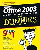 OfficeÂ 2003 All-in-One Desk Reference For Dummies