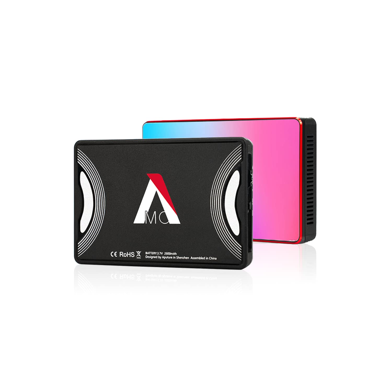 Aputure MC RGB On-Camera LED Light 3200-6500K, Creative Rim Light for Photography, Video & Filmmaker, Key-Light for Close-up, Lightweight for Travel, Support App Control & Qi Charge