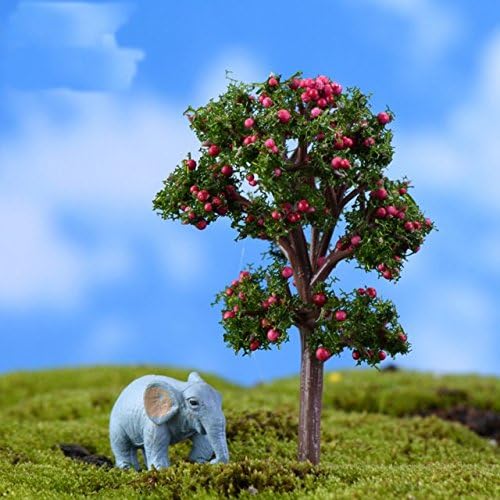 Moss micro landscape simulation tree furnishing articles decorated tree flower material decoration The cherry blossom trees landscape apple trees