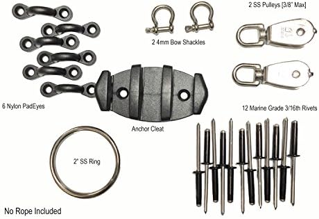 CASTMATE Kayak Canoe Anchor Trolley Manager