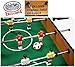 Matty's Toy Stop Deluxe Wooden Mini Table Top Foosball Game with 4 Soccer Balls