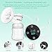 Electric Breast Pump, Rechargeable Portable Double Pumps Electric Nursing Breast Massage Breastfeeding Pump