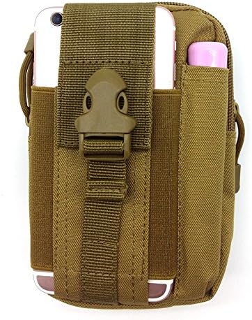 Universal Multipurpose Tactical Cover Smartphone Tan Holster EDC Security Pack Carry Case Pouch Belt Waist Bag Gadget Money Pocket for iPhone 6s Samsung Galaxy S7 Note5 LG G5 iPhone 7
