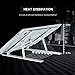 Laptop Stand, Laptop Holder with 7 Adjustable Height, Aluminum Ventilated Notebook Riser for MacBook Air Pro, Dell XPS, More 10-15.6 inches PC Computer, Tablet, iPad (Silver)thumb 1