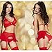Nightwear,Morecome Women Lingerie Underwear Sleepwear Babydoll (Red)