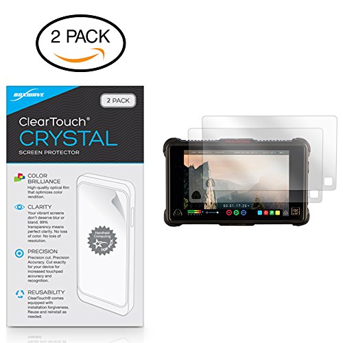 Atomos Ninja Inferno Screen Protector, BoxWave [ClearTouch Crystal (2-Pack)] HD Film Skin - Shields from Scratches for Atomos Shogun Inferno | Ninja Inferno