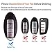 COMPONALL for Nissan Key Fob Cover, Key Fob Case for Nissan Altima Sentra Maxima Rogue Armada Pathfinder Infiniti Premium Soft TPU Full Cover Protection Smart Remote Keyless(for 4 Button only),Red
