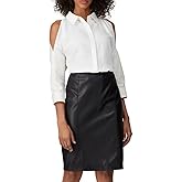 KF/KaufmanFranco Collective Rent the Runway Pre-Loved Leather Pencil Skirt, Black, 6
