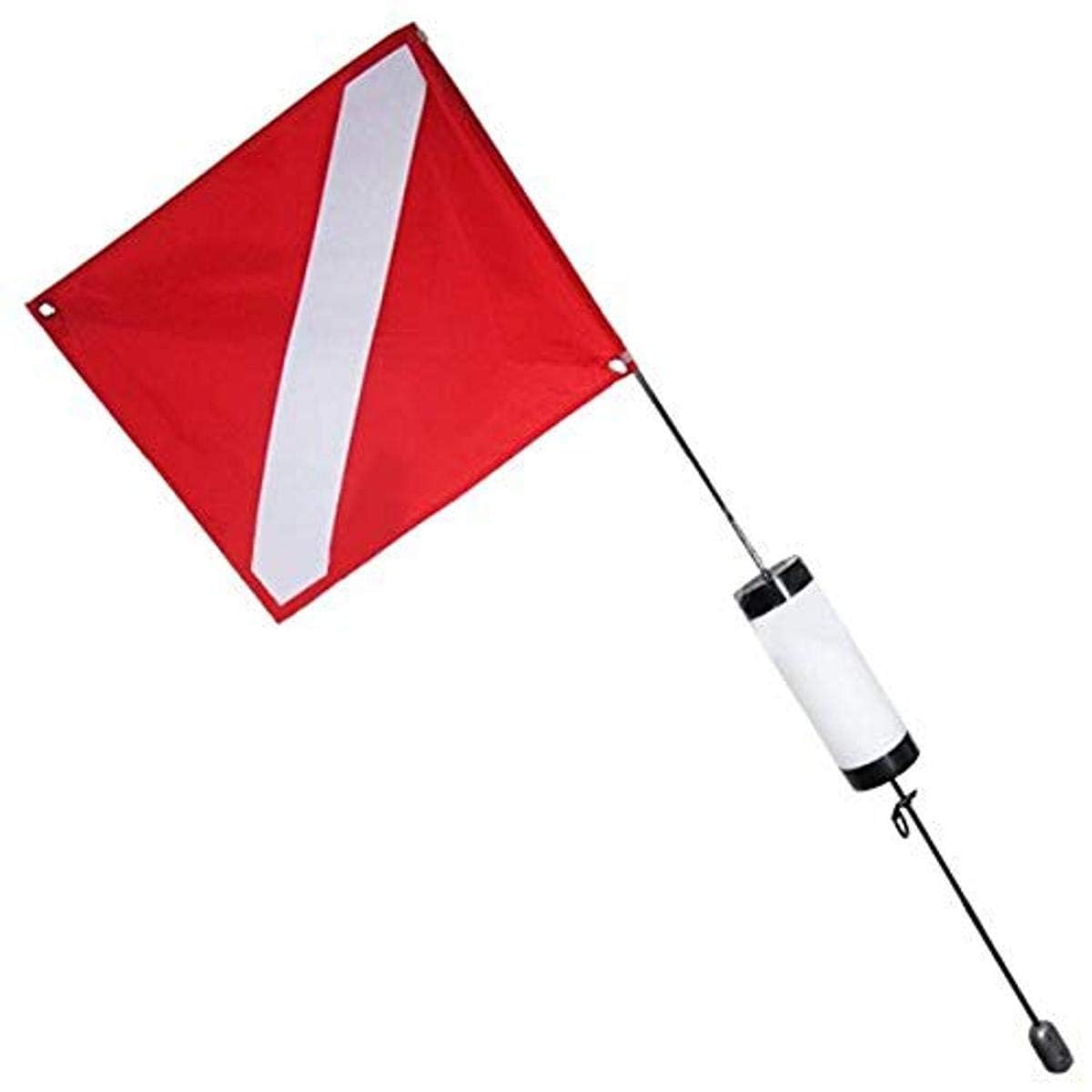 Photo 1 of *MISSING PARTS*
Scuba Choice Dive Flag for Safety with Weight Float, 4' Large – 18" x 21.5" High-Visibility Flag, 2-Piece Durable Floats for Scuba Diving & Spearfishing