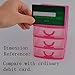 Haoun 3-Tier Desktop Organizer Drawer Units Storage Box A4 Paper File Cabinet (Pink-Small)