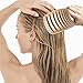 SUPRENT Curved Brush Hair Brush for Hair Drying, Detangling, and Styling, Gold