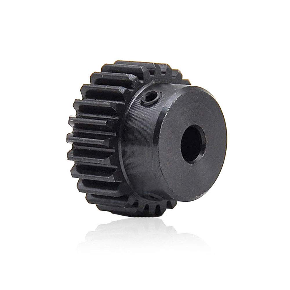 45 Steel Spur Motor Pinion Gear 1Mod 15T Outer Diameter 17mm Bore 8mm