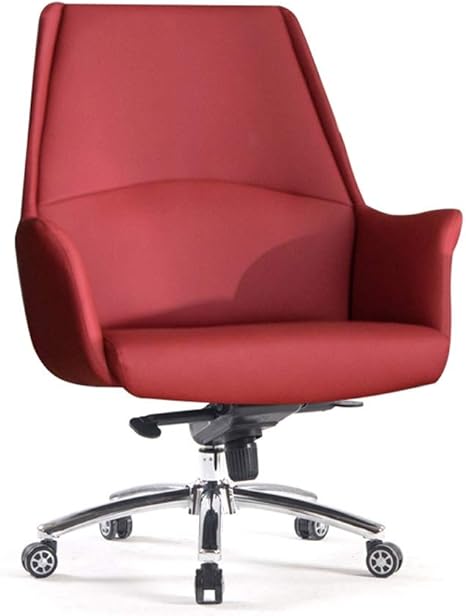 Amazon Co Jp オフィスチェア 女性の大人のためのランバーサポートヘッドレストアームレストの高戻るタスクチェアローリングスイベルレザーチェア とオフィスチェアマッサージデスクチェア人間工学に基づいたコンピュータチェア Llnn ホーム キッチン