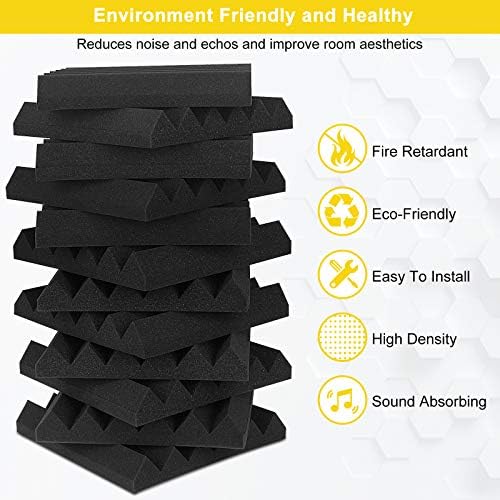 Acoustic foam panels for soundproofing a room, priced at $91.99.