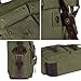 S-ZONE Vintage Camera Messenger Bag Leather Canvas DSLR Shoulder Crossbody Bag