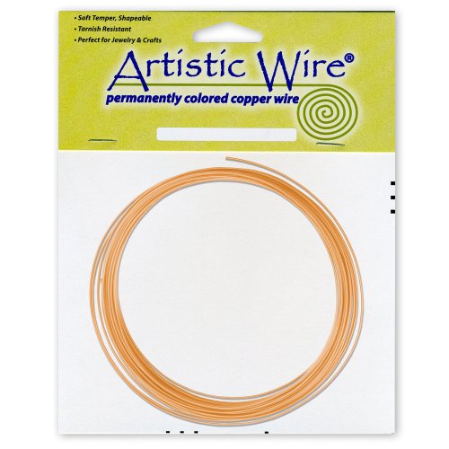 Artistic Wire 10-Gauge Bare Copper Coil Wire, 25-Feet