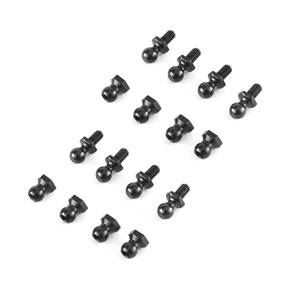 アルミピロボールピロボールナット Rc限定シリーズ ブラック 5mm タミヤ B00qjm7yv6 各8個 カー用ボディパーツシャーシ 特価商品