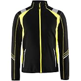 Blaklader Mens 4994 Microfleece Black/Yellow Hi-Vis Jacket