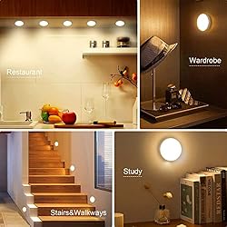 Electight 3 Pack Motion Sensor Light, 8 LEDs