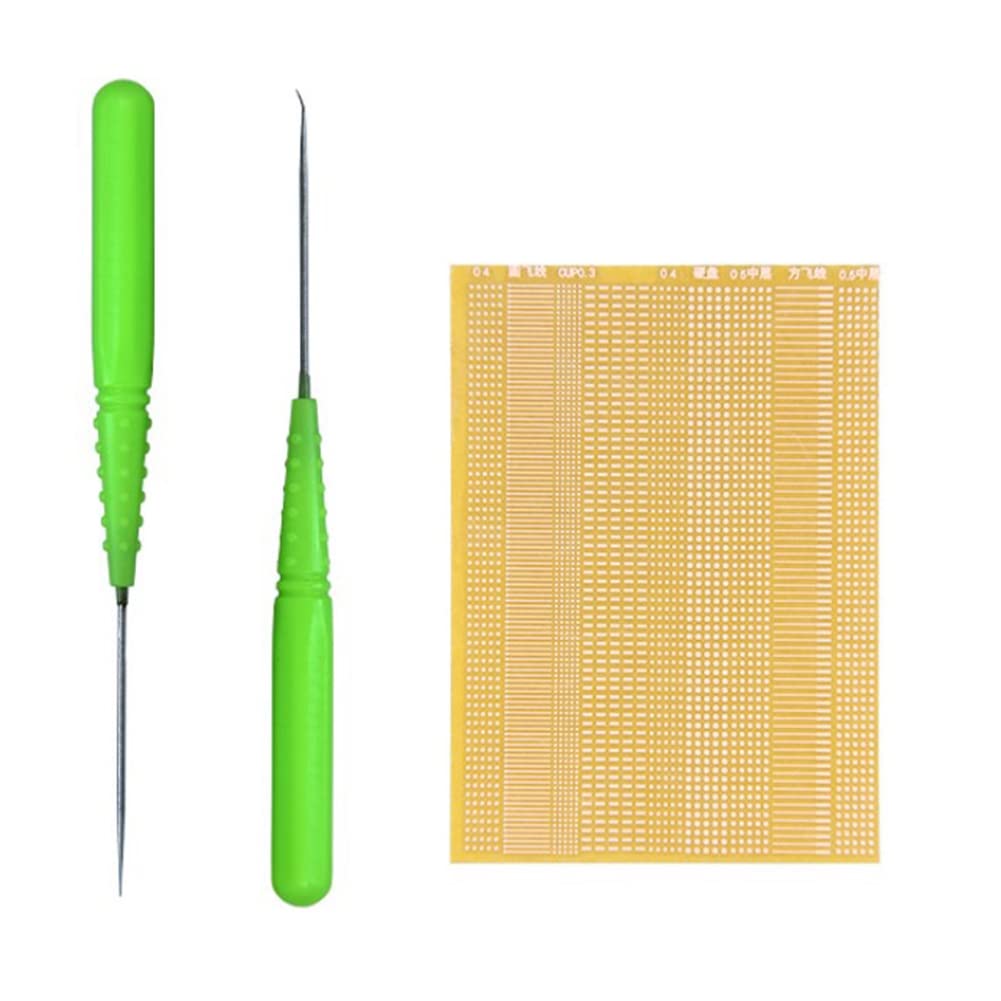 Tooteeru 3In1 Soldering Lugs+Needle Welding Repairing Tools Solder Piece Rework Pad Welding Point for Phones IC Pad Touch BGA PCB