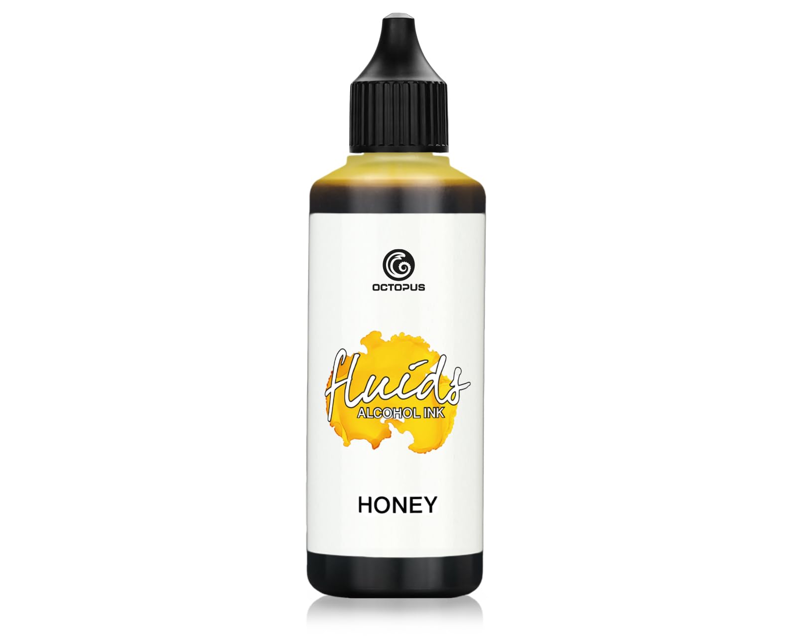 100 ml Fluids Alcohol Ink Honey for Fluid Art and Resin, Brown