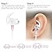 Bluetooth Headphones, TaoTronics Wireless 4.2 Magnetic Earbuds, Snug Fit for Sports with Built in Mic TT-BH07 Pink (IPX6 Waterproof, aptX Stereo, 6 Hours Playtime, cVc 6.0 Noise Cancelling Microphone)