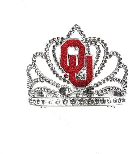 Divine Creations DVC-TIA9-OUS Oklahoma Sooners Ncaa Crown Tiara