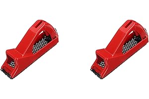 Crovakeu 2-Pack 145mm Drywall Rasp Plane File - Wood MDF Fiberglass Handle for Gypsum Board, Sheetrock, Metal & DIY Shaping a