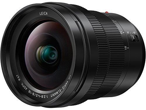 PANASONIC LUMIX G LEICA DG VARIO-ELMARIT PROFESSIONAL LENS, 8-18mm, F2.8-4.0 ASPH., Mirrorless Micro Four Thirds, H-E08018 (USA BLACK).