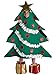 Rasta Imposta Christmas Tree Costume, Green, One Size