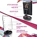 Dressing Table Makeup Mirror with Lights - 10.7 inches Dimmable Led Touch Screen Makeup Mirror as Portable Natural Daylight Lighted Make Up Mirror Battery Operated Idea for Every Woman