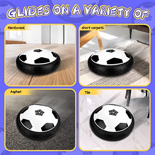 HopeRock Hover Soccer Ball Toys for 3-12 Year Old Boys Girls, Indoor and Outdoor Creative Toys for Toddlers with Foam Bumper, Christmas Birthday Gifts for 3 4 5 6 7 8+ Year Old Children's