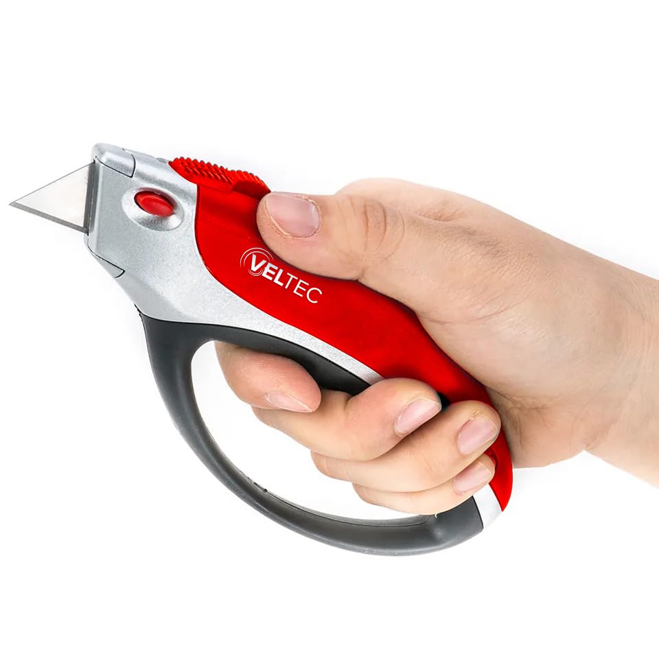 Veltec Heavy Duty Retractable Utility Knife, Box Cutter, Carpet Cutter ...