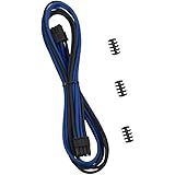CableMod E-Series Classic ModMesh Sleeved 8-pin PCI-e Cable for EVGA G/G+ / P/P+ / T (Black + Blue, 60cm)