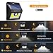 Solar Motion Sensor Lights Outdoor, Super Bright COB 36 LED Wireless Waterproof Solar Wall Outside Lighting, Solar Security Light for Porch Patio Yard Deck Stairway Driveway (2 Packs)