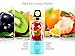 USB Rechargeable Digoo DG-VX2 Fresh Juicer Blender Cup ,Portable Personal Electrical Smoothie Maker Bottle Cup for Office Outdoors Travelling Blue