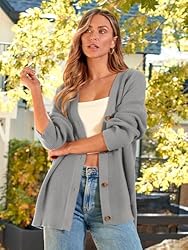 LILLUSORY Women's Cashmere Fall Cardigan 2023 Open