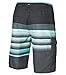 O'Neill Men's Catalina Stripe Boardshorts, Asphalt Aqua, Size 36