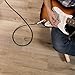 Cali Bamboo - Cali Vinyl Plus Cork-Backed Vinyl Floor, Extra Wide, Aged Hickory Wood Grain - Sample Size 5-3/4