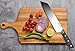 Chefs Knife, AUGYMER 8.5 Inch Professional Chef Knife German High Carbon Stainless Steel Full Tang Sharp Wood Handle Kitchen Knives with Gift Box