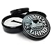 Miami Grind - Chromium Herb Grinder - Pollen Catcher, Scraper, 4 Piece Spice Mill (Black)