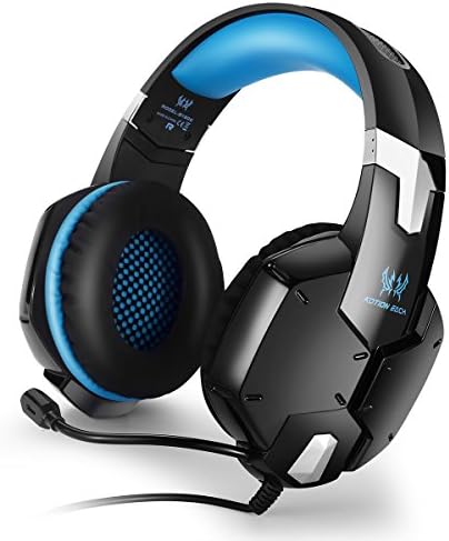 G1200 Stereo Gaming Headset for PS4, PC ,computer,Smartphones , Comfortable Bass Headband with Integrated Microphone+Y Splitter Cable