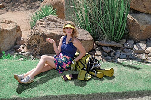 image for GloveIt Women's Golf Bag - Ladies 14 Way Golf Carry Bag - Golf Cart Ba