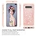 LeYi Compatible with Galaxy S10 Plus Case, Galaxy S10+ Plus Case with 3D PET Screen Protector for Girls Women,(Not Fit Galaxy S10) Glitter Bling Heavy Duty Phone Case for Samsung S10 Plus Rose Gold