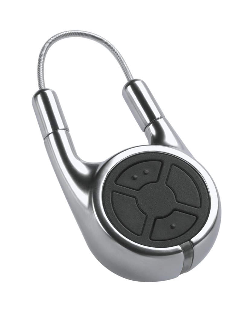 Hörmann Remote Control, Aluminium, 2 Button, Key Fob Functionality, 436774, Silver, Garage Door Opener, Hörmann Products