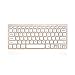 Jelly Comb [Whisper-quiet] 2.4G Ultra Slim Portable Wireless Keyboard and Mouse Combo for Desktop, Windows 7 / 8 / XP / Vista - Gold