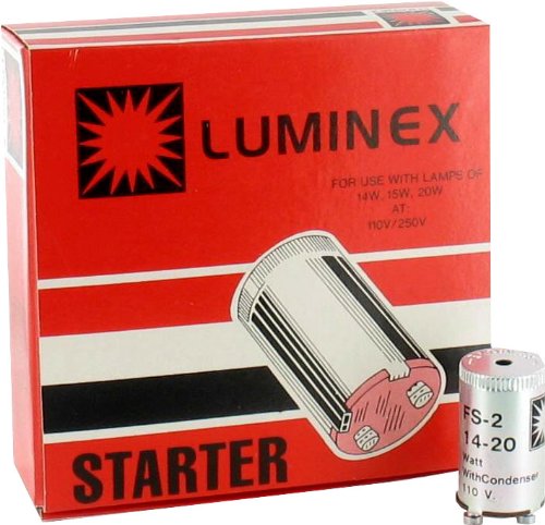 Luminex Fluorescent Bulb Starter #FS-2 Box of 25