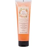 Perlier Miele &amp; Rosa di Giulietta Bath and Shower Cream 8.4 fl oz, Peach/black