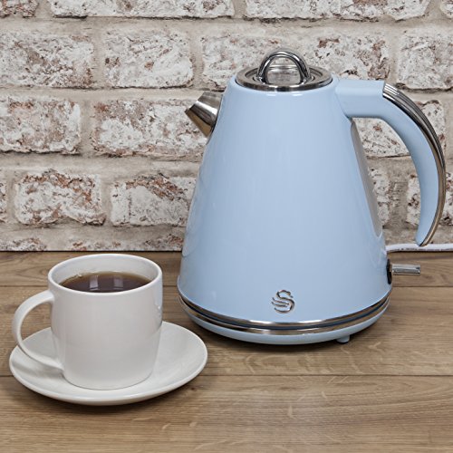 Swan Jug Kettle, 1.5 Litre, 3000 W, Duck Egg Blue